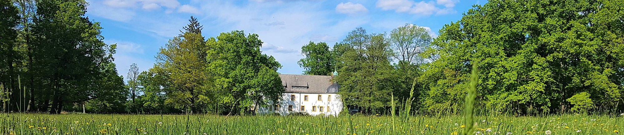 Schloss Sallgast im Mai 2020, ©Amt Kleine Elster