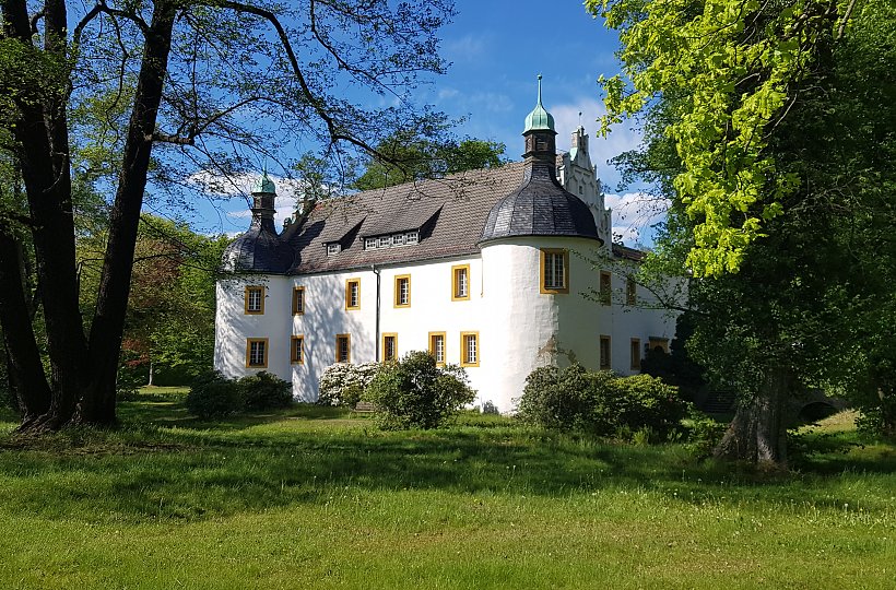 Sallgast, Schloss, Amt Kleine Elster, Landkreis Elbe-Elster, Südbrandenburg, Mai 2020, © Sarah Große, Amt Kleine Elster
